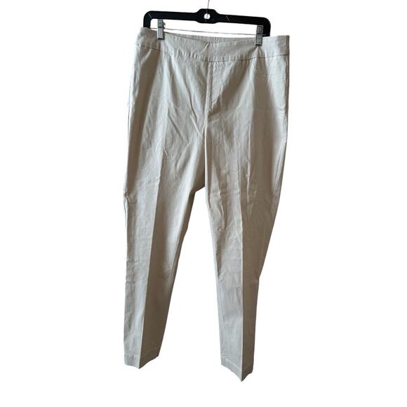 Soft Surroundings Super Stretch Pull-On Skinny Leg Pants Khaki Size Large - Picture 2 of 10